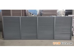 锌钢百叶窗厂家，工程装饰通风铝合金百叶窗空调罩河北生产厂家